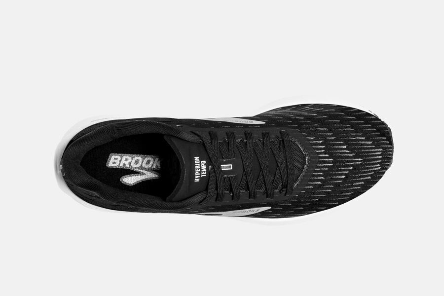 Hyperion Tempo Road Brooks Running Shoes NZ Womens - Black/Silver - FMIARB-139